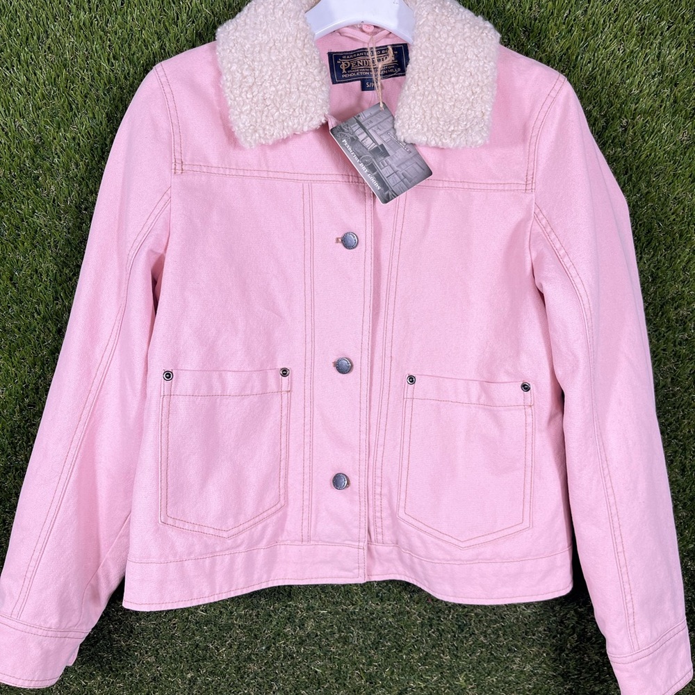 NWT Pendleton Coat w/ Removable Collar